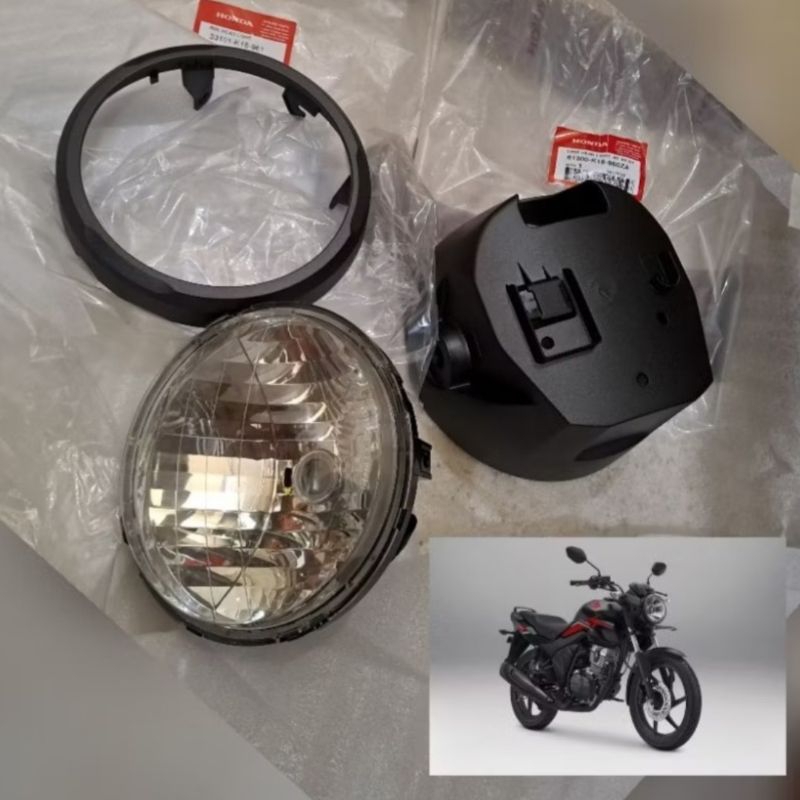 COVER LAMPU DEPAN CB VERZA SET LAMPU DEPAN BATOK LAMPU DEPAN SET REFLEKTOR CB VERZA ORIGINAL AHM
