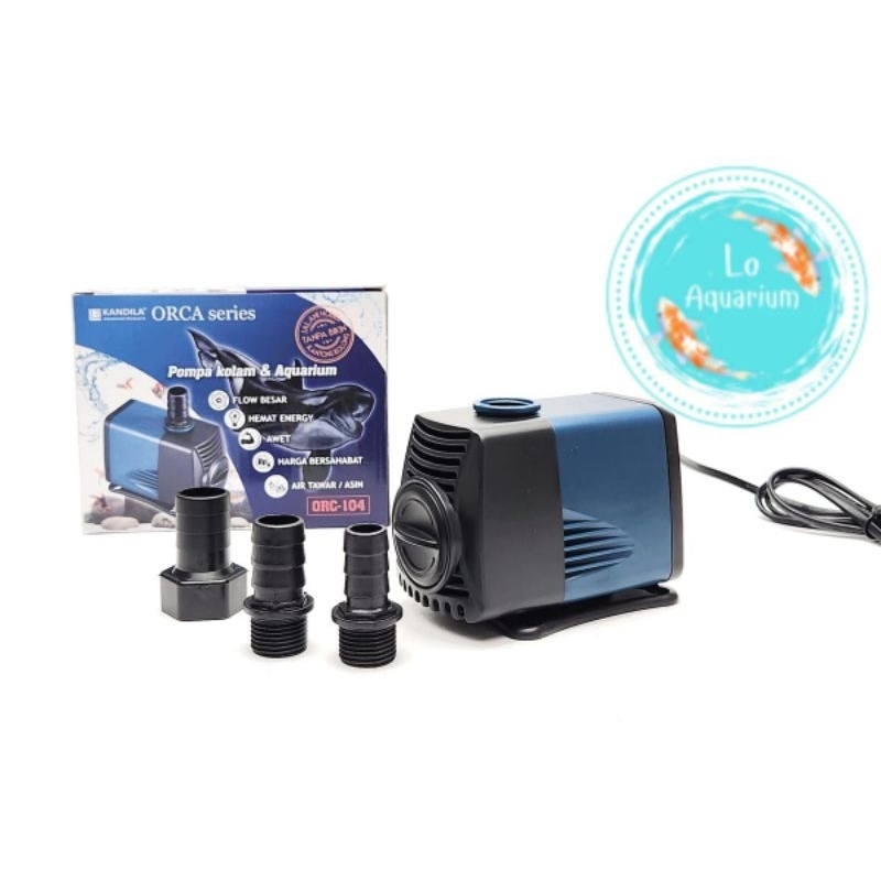 KANDILA ORCA 104 Pompa Air Aquarium Hidroponik Pompa Air Ekonomis