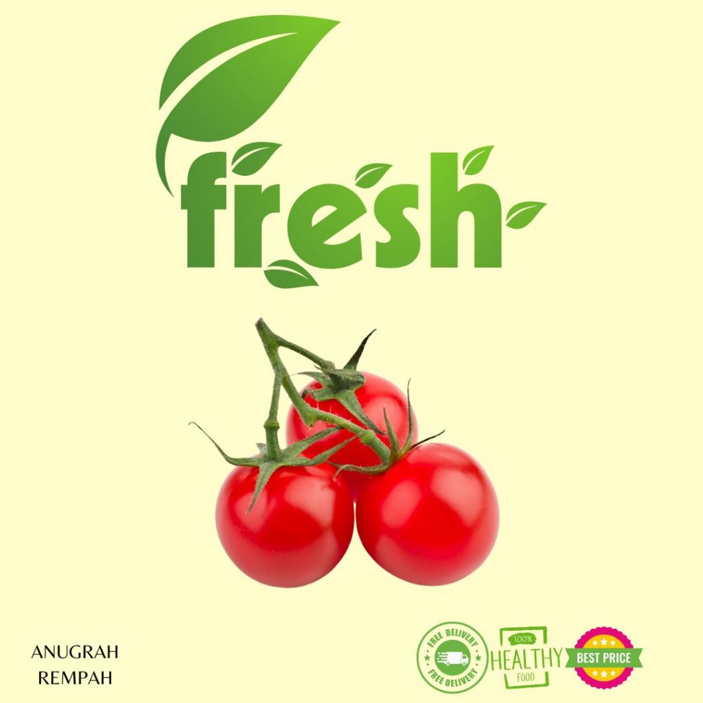

Tomat Cerry Segar 250 gram - 500 gram Anugrah Rempah