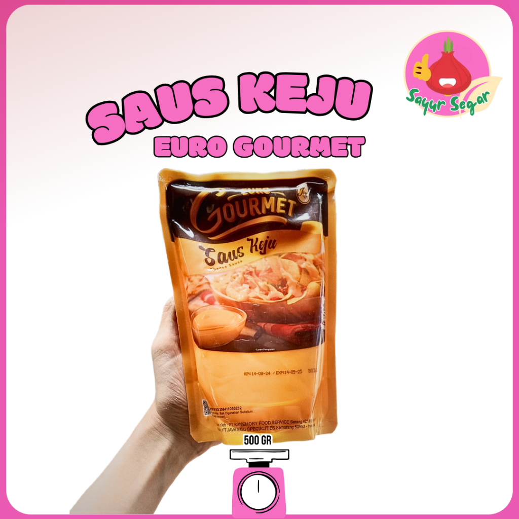 

Sayur Segar - Euro Gourmet Saus Keju 500 gr / Cheese Sauce