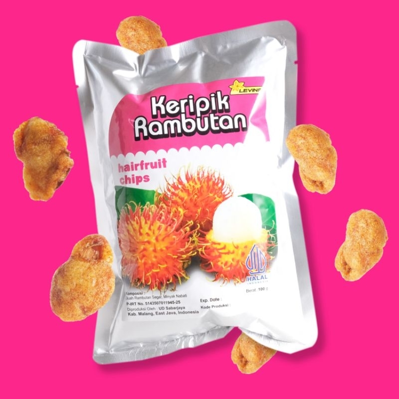 

Keripik Rambutan Levina 100 gram kripik buah Malang