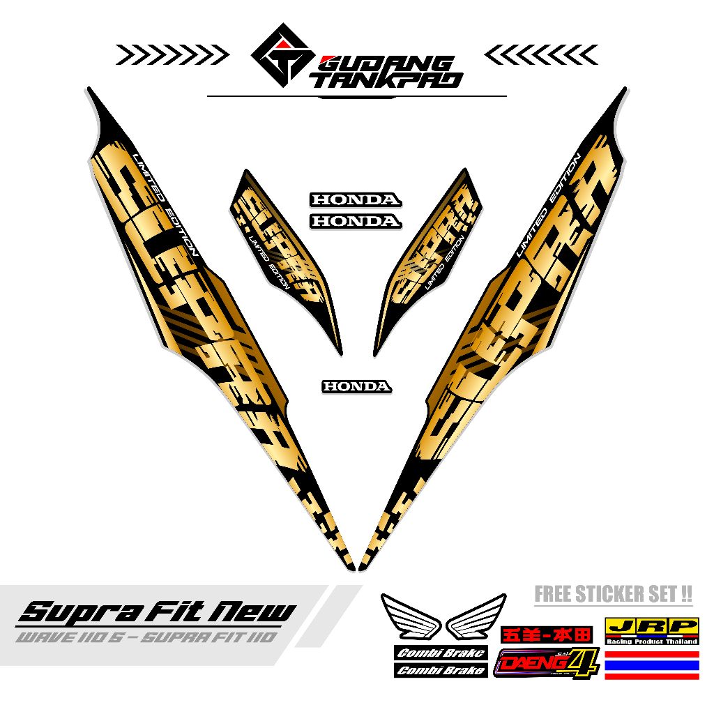 STRIPING MOTOR SUPRA FIT NEW 110 / MTF 23 / STRIPING SUPRA FIT S / STRIPING HONDA SUPRA FIT / STIKER