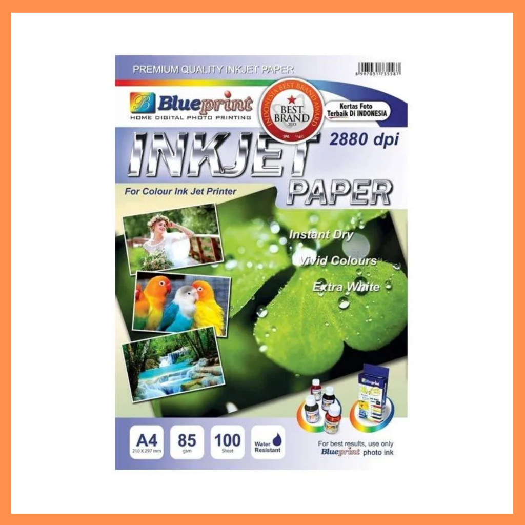 

BLUEPRINT Inkjet paper A4 85gsm 100 sheet