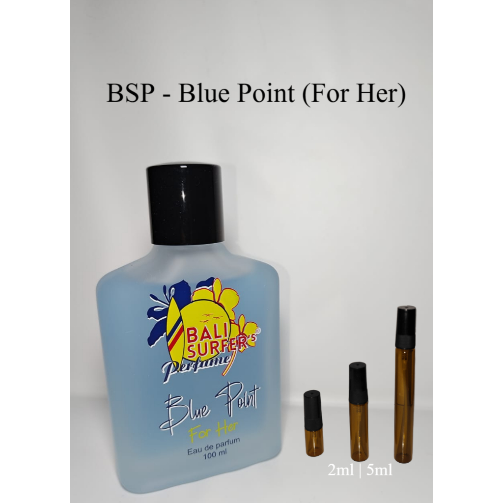 (NEW!) Decant / Vial BSP / Bali Surfers Perfume - Blue Point For Her | 2ml | 5ml | - tokoloola -