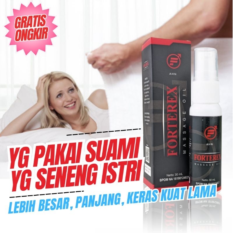 FORTEREX MASSAGE OIL100% ORIGINAL BPOM SPRAY PEMBESAR JHONY TERCEPAT DAN PERMANEN MINYAK PIJAT
