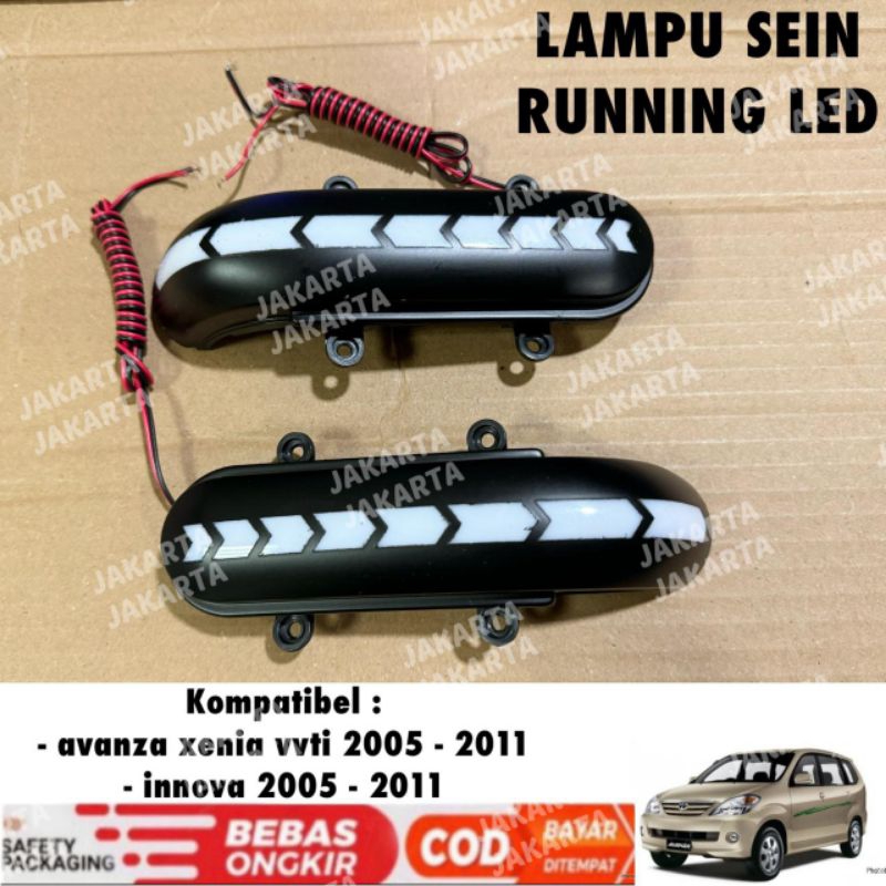 Lampu Sein Running Spion Mobil Avanza Xenia Vvti 2005 2007 2010 2011