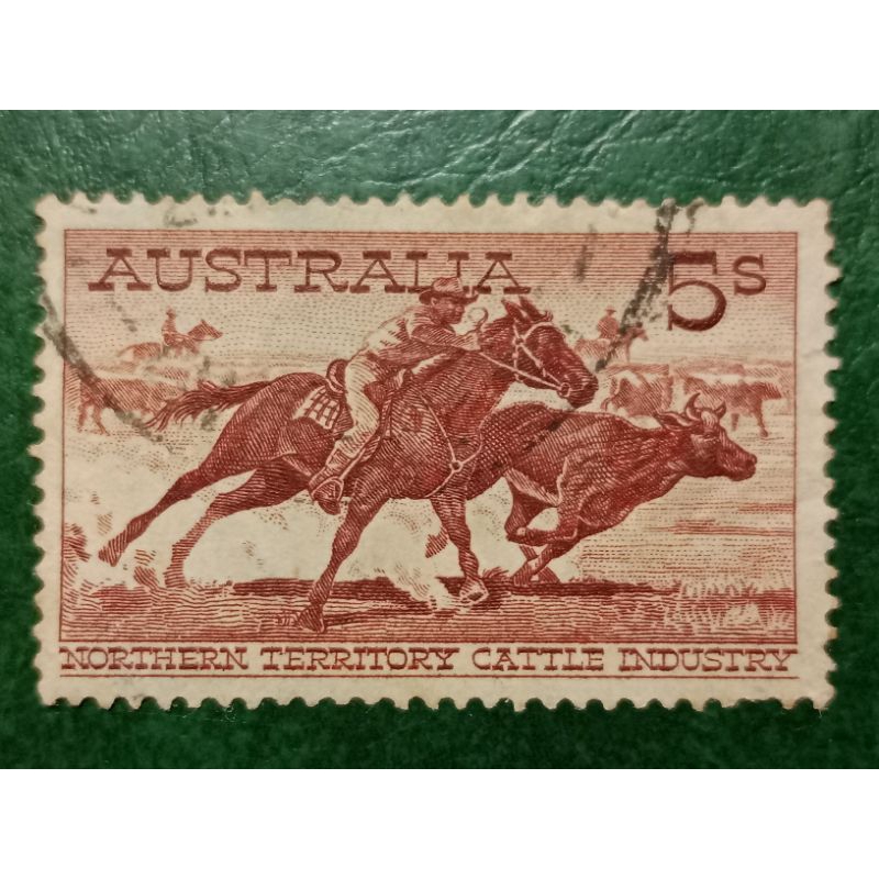 

Prangko Australia 5 Shillings Tahun 1961 USED