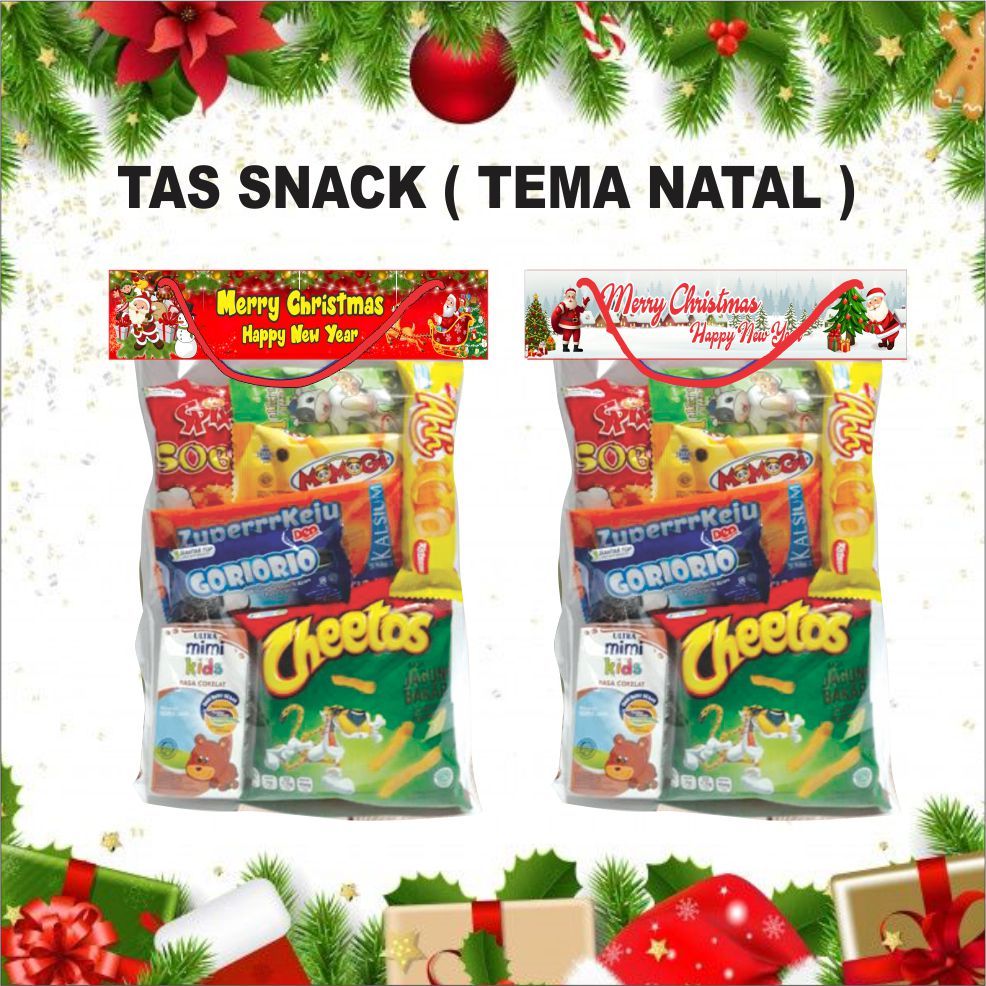 TAS SNACK TEMA NATAL