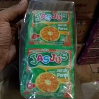 

JASJUS RASA JERUK PERAS 1 RENCENG ISI 10 SACHET