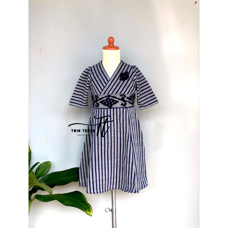 TWIN TENUN / dres tenun anak, baju tenun anak, kain tenun, baju anak, dres anak, gaun anak, baju mur