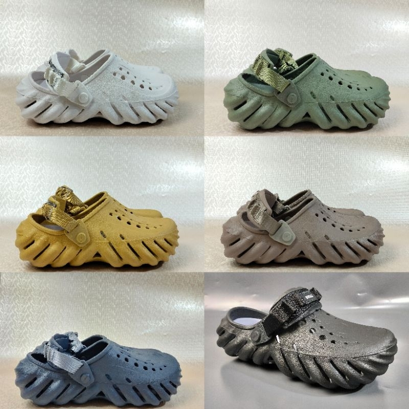 Sandal Crocs Echo Clog/Crocs Echo Clog/Sandal Pria/Crocs Unisex/Sandal Crocs