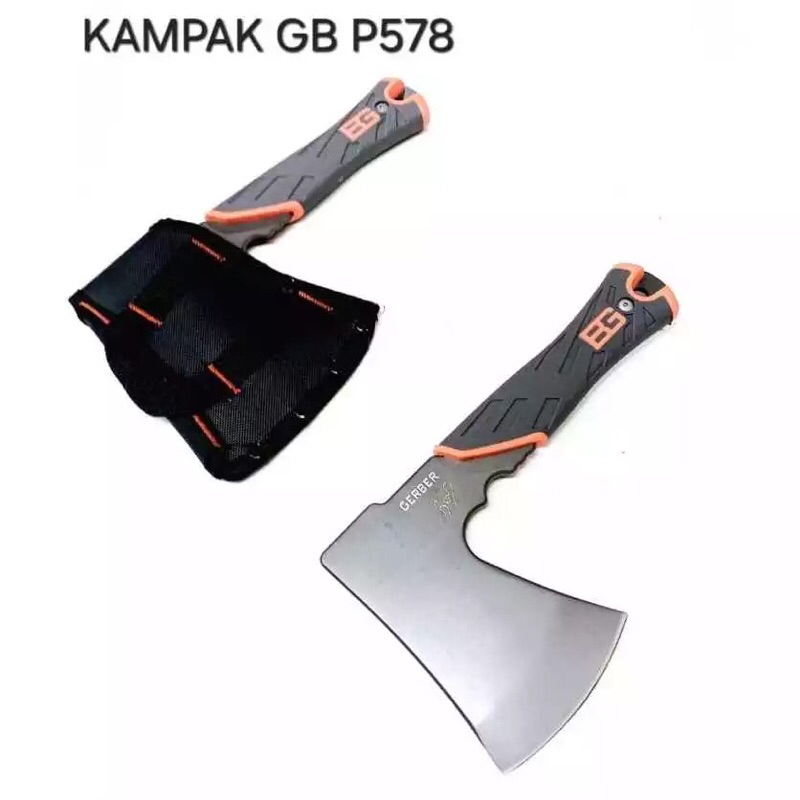 KAMPAK KAPAK GERBER P578 / KAPAK GERBER CAMPING OUTDOOR / KAPAK MULTIFUNGSI SURVIVAL KIT  DK