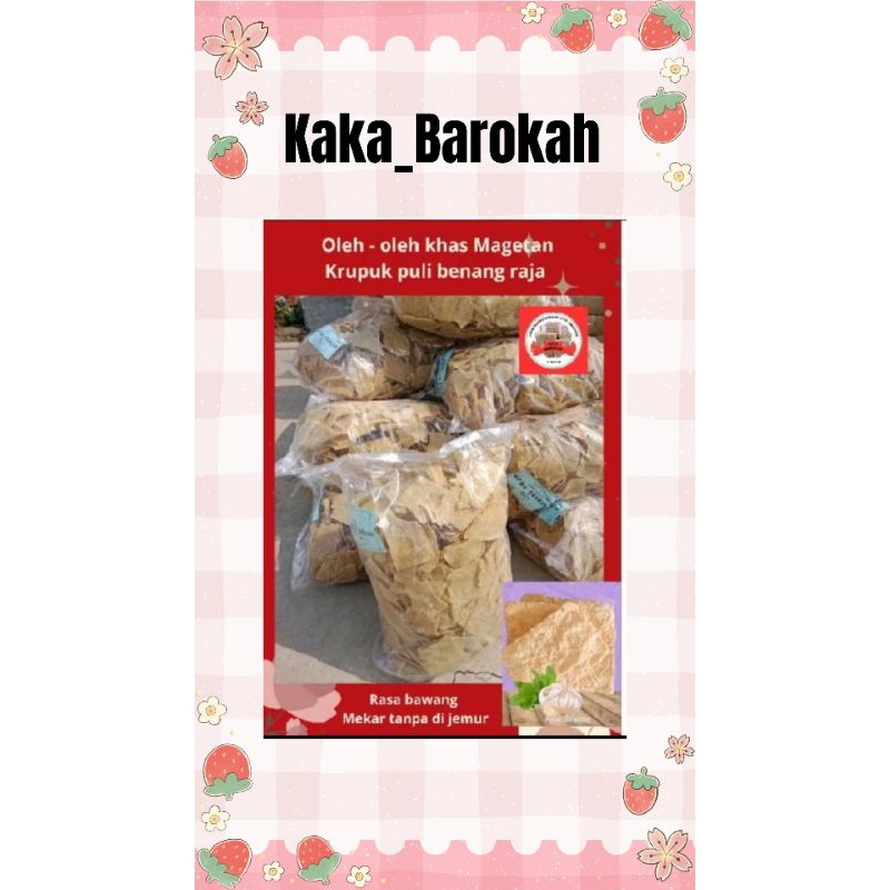 

KKB27-Krupuk puli gendar benang raja patahan 3 kg