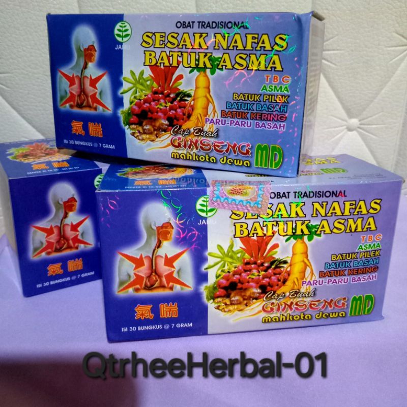 Serbuk Sesak nafas MAHKOTA DEWA Original