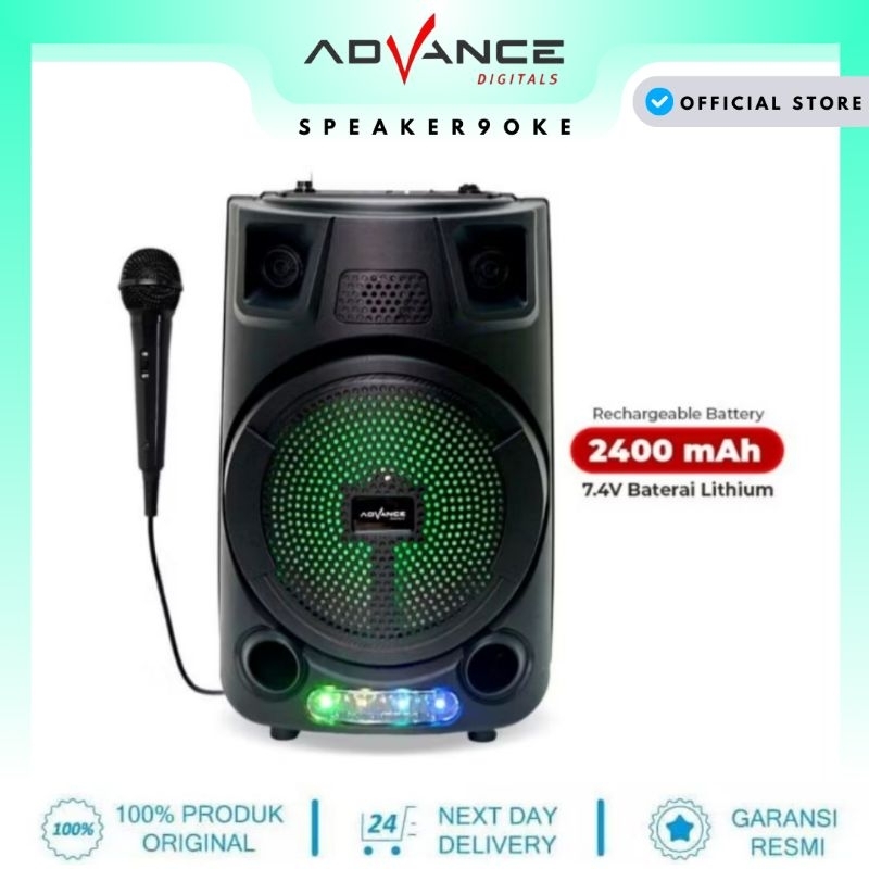 Speaker Advance S 70 BT Bluetooth Plus Mic Karaoke Advance S70 Speaker Meeting 8" inch s70 Wirelles 