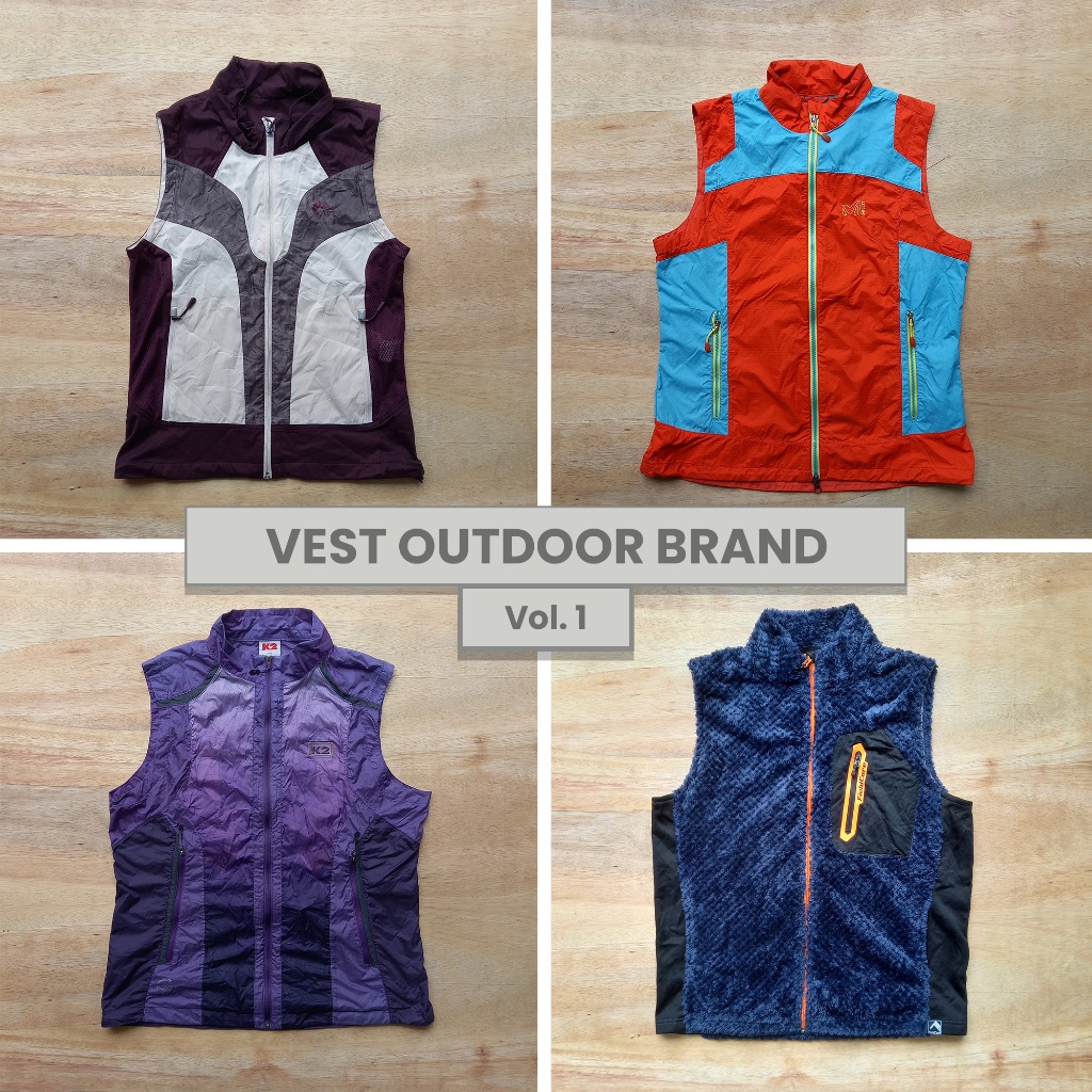 jaket running rompi vest outdoor brand unisex volume 1