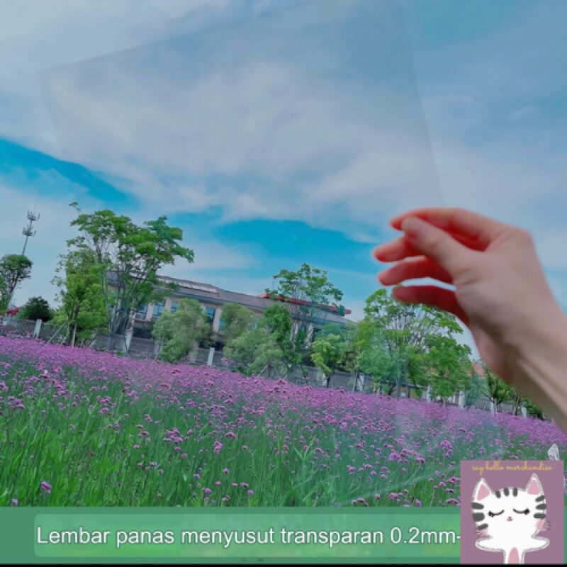 

READY Shrink Paper (Transparent) per pcs/per lembar.