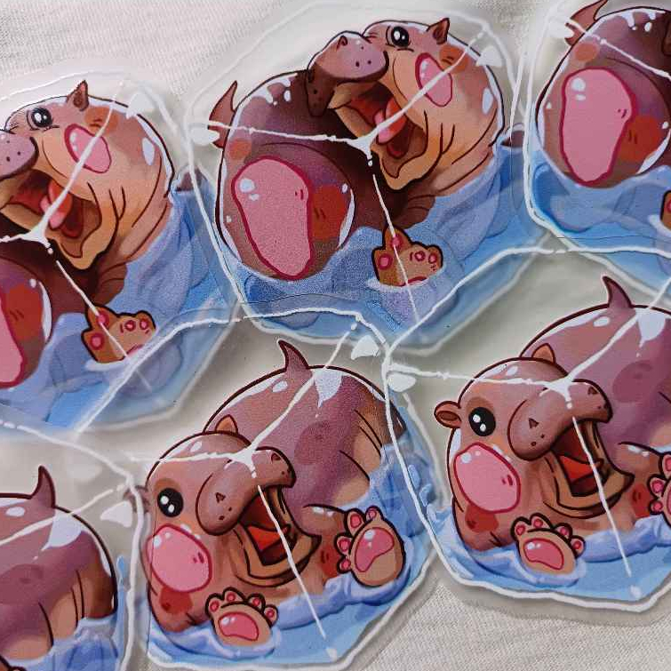 

Sticker MooDeng Lucu art by Danusuck