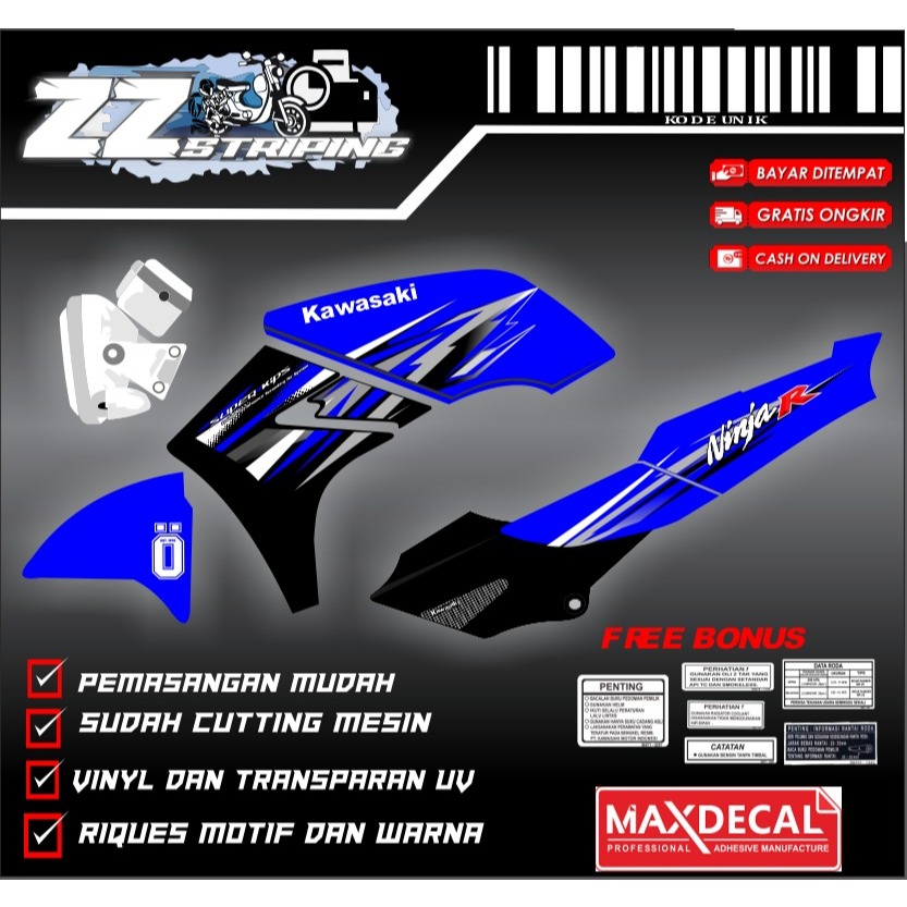 STRIPING MOTOR NINJA R CUSTOM