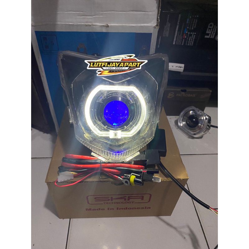 Paket Komplit Reflektor CB 150 R old set Projie Biled asli cahaya sorot super Terang kualitas Joss p