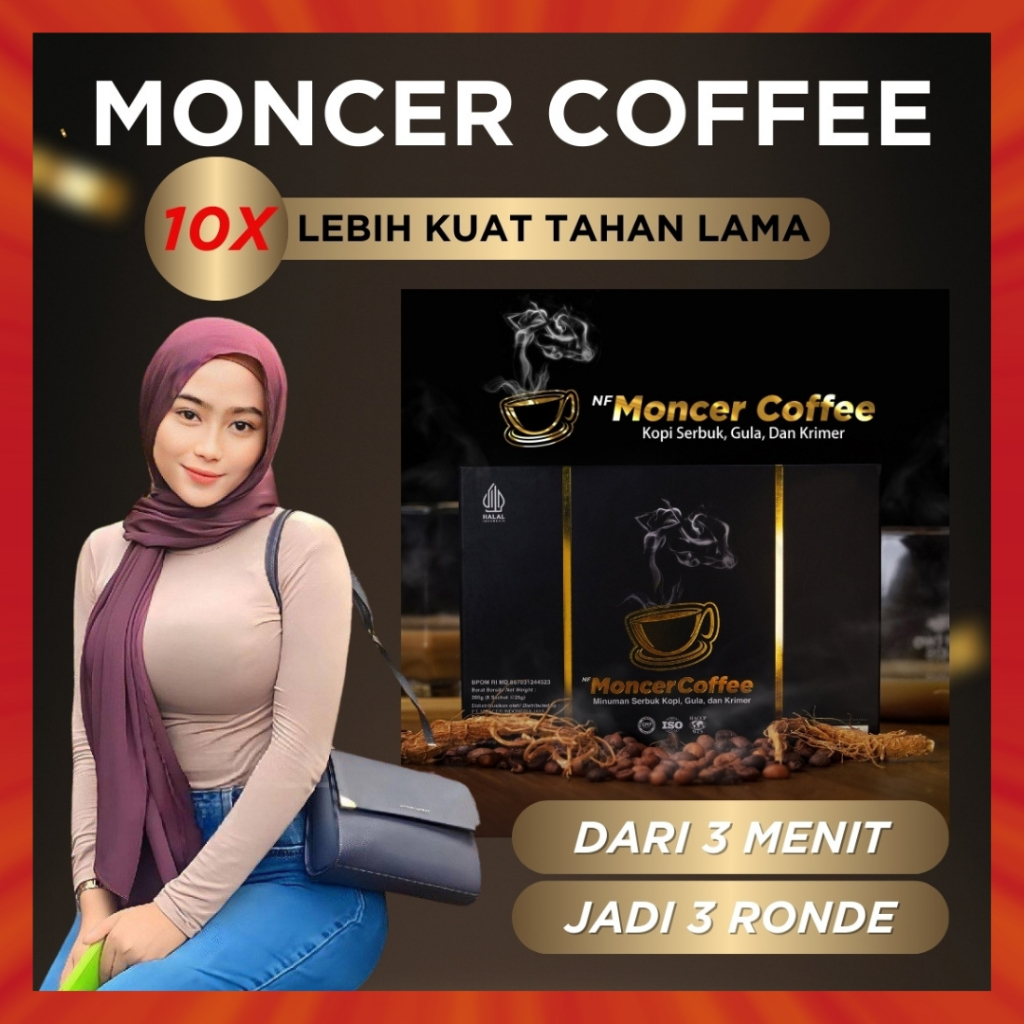 

[PROMO] Monceer Kopi Original Stamina Pria Kuat Tahan Lama 100% Herbal Asli 1 Box Isi 8 Sachet Bpom