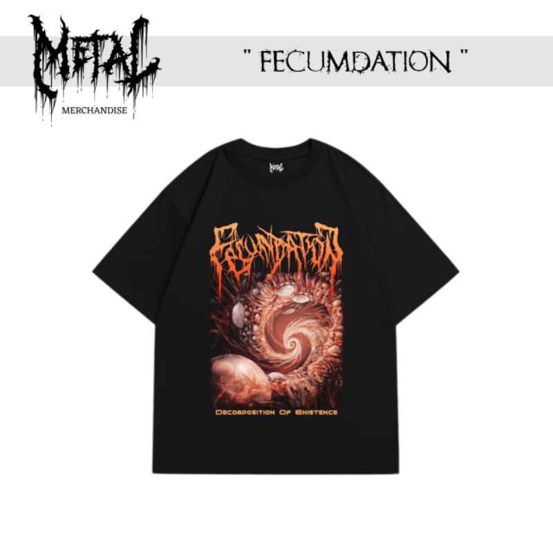 t-shirt fecumdation kaos band metal luar negeri original