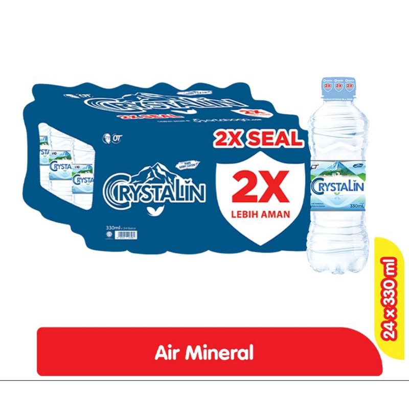 

Crystalin Air Mineral Botol 24 x 330 ml