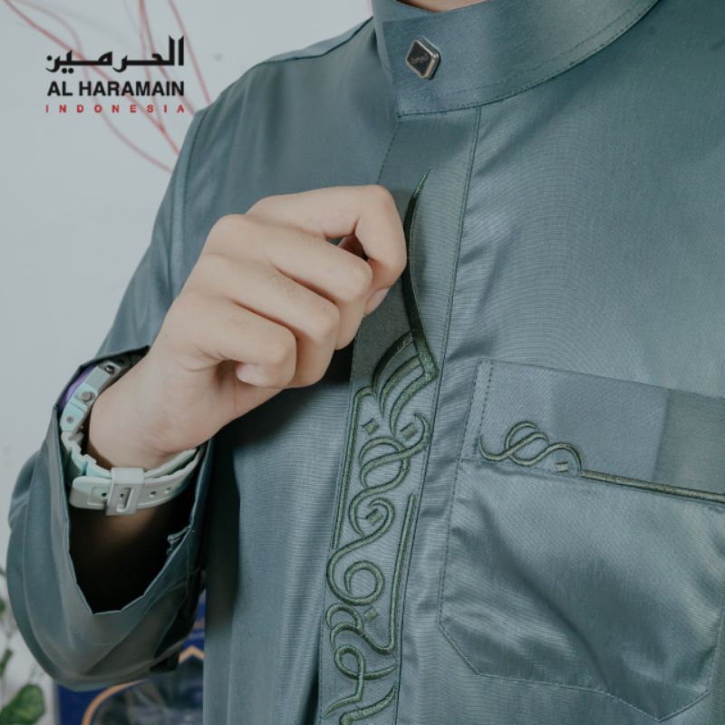 JUBAH AL HARAMAIN BORDIR PREMIUM* model 15