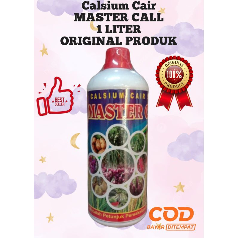 Calsium Cair MASTER CALL 1 LITER , Mastercall Kalsium Boron + ZPT adalah pupuk mikro cair yang menga