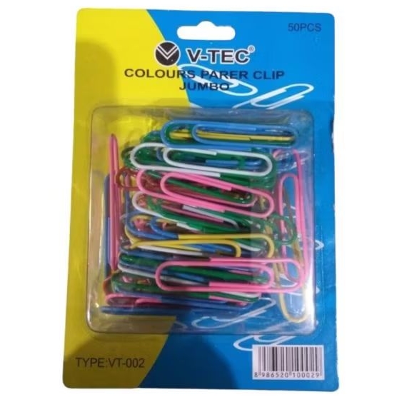 

peper clip jumbo warna/i isi 50 pcs