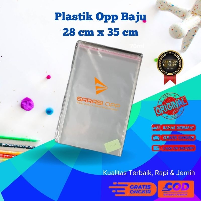 

Plastik Opp Baju Ukuran 28x35