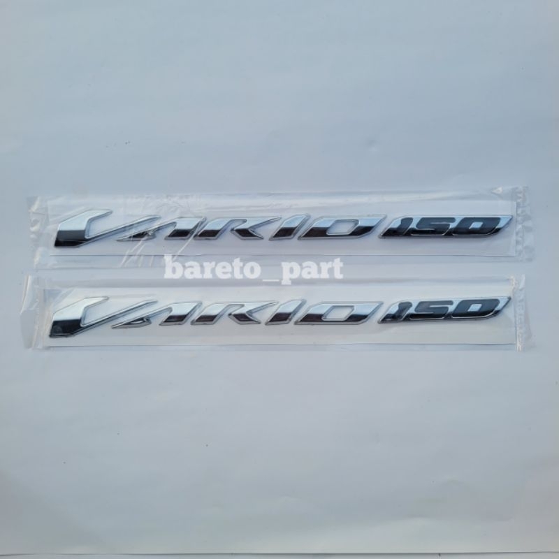 emblem vario 150/ emblem vario 150 timbul/ emblem tulisan vario 150 timbul