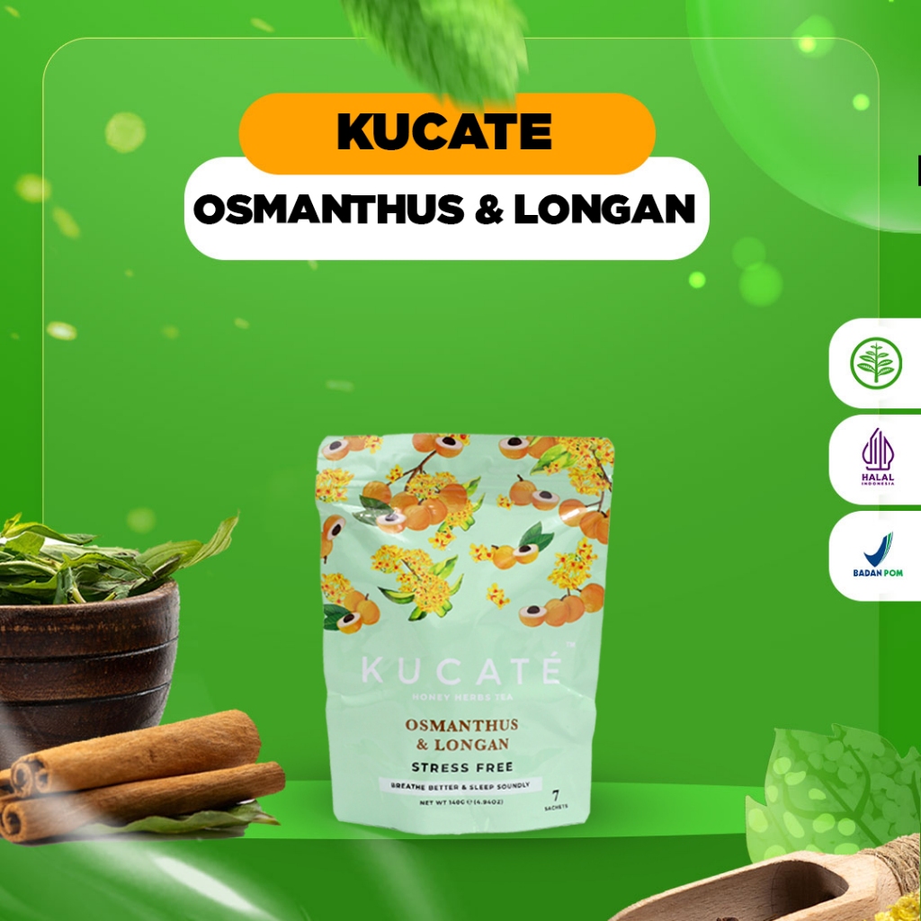 

Kucate - Kucate Stress Free Mengatasi Masalah Tidur Isi 7 Sachet