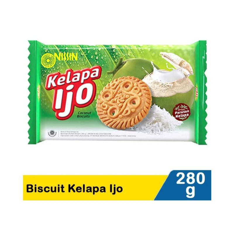 

Nissin Biscuit Kelapa Ijo 280gr - C28