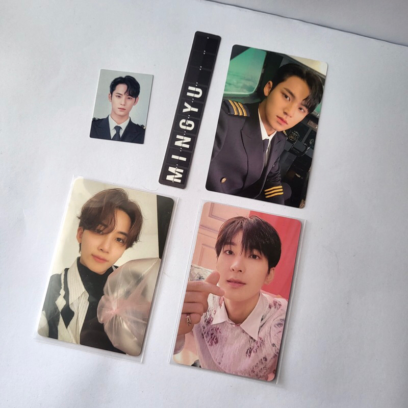 PC MINGYU PILOT SET BUNDLE - PHOTOCARD GYUPIL WONWOO JEONGHAN