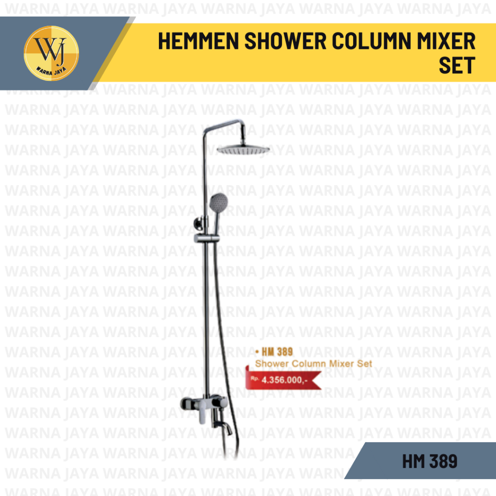 Rain Shower Hemmen / HM 389 HEMMEN SHOWER COLUMN MIXER SET