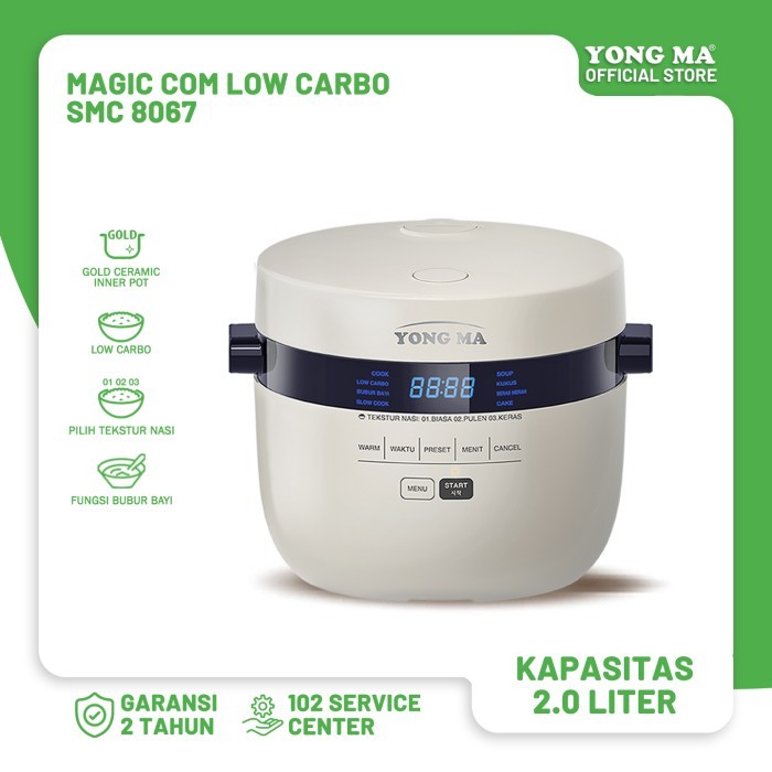 MAGIC COM YONGMA SMC-8067 DIGITAL LOW CARBO