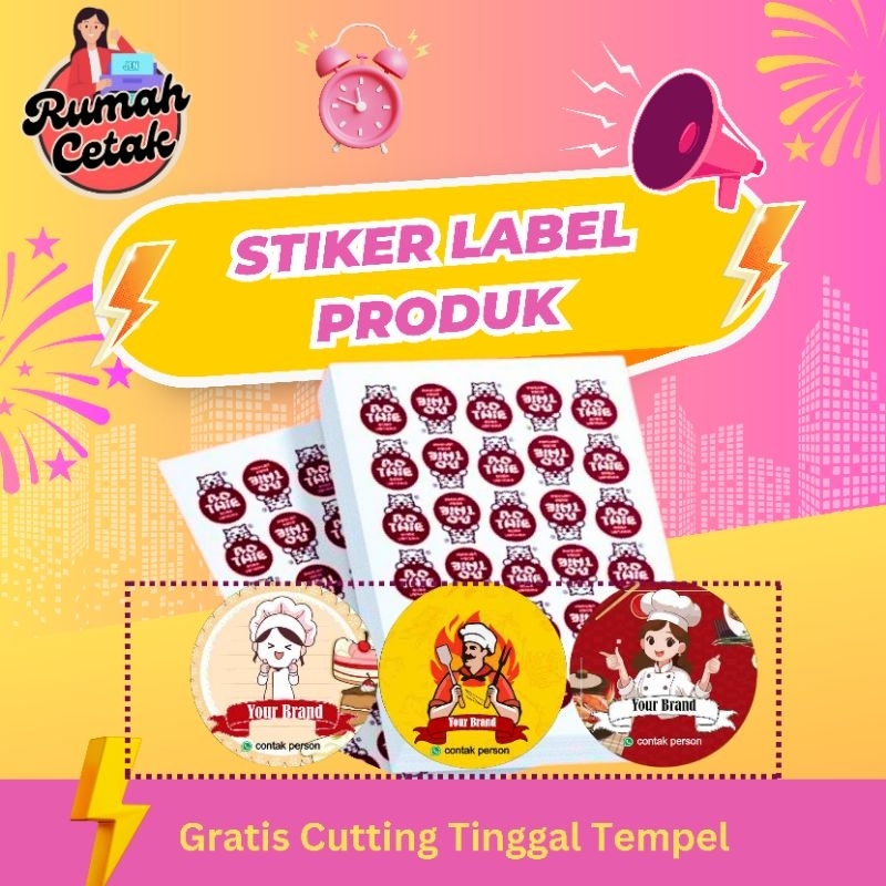 

Stiker Label Produk / stiker label kemasan