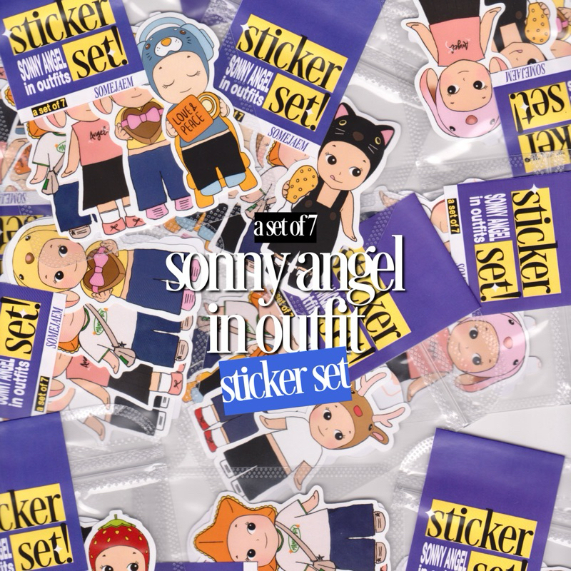 

sonny angel sticker pack!