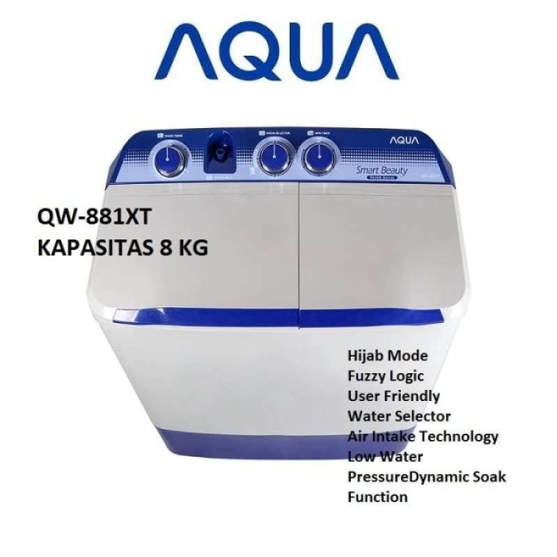 MESIN CUCI AQUA 2 Tabung 8KG