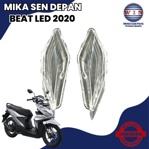 WIN MIKA LAMPU SEN SEIN DEPAN SET KANAN & KIRI MIKA KACA LAMPU SEN RITING BEAT LED 2020 (K1A)