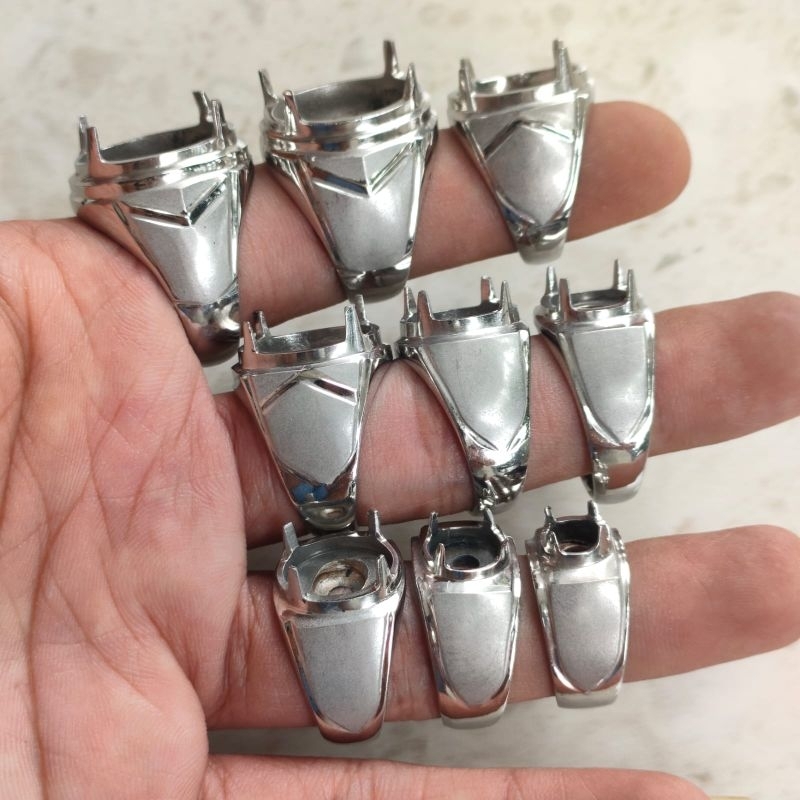 CINCIN RING MONEL EMBAN MONEL DOFF GIGIK IRAS TANPA SAMBUNGAN