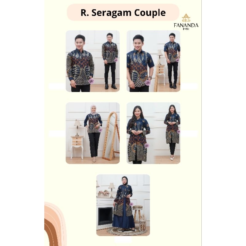 Sarimbit Gamis Batik Keluarga Kombinasi satin Terbaru Modern