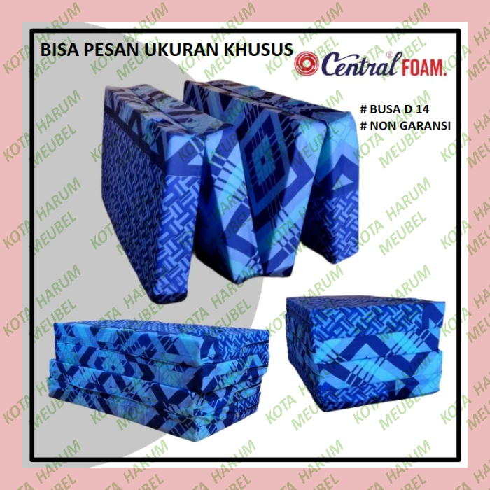 kasur lipat central foam kasur busa lipat central foam tebal 9 cm bukan royal foam inoac swallow pat