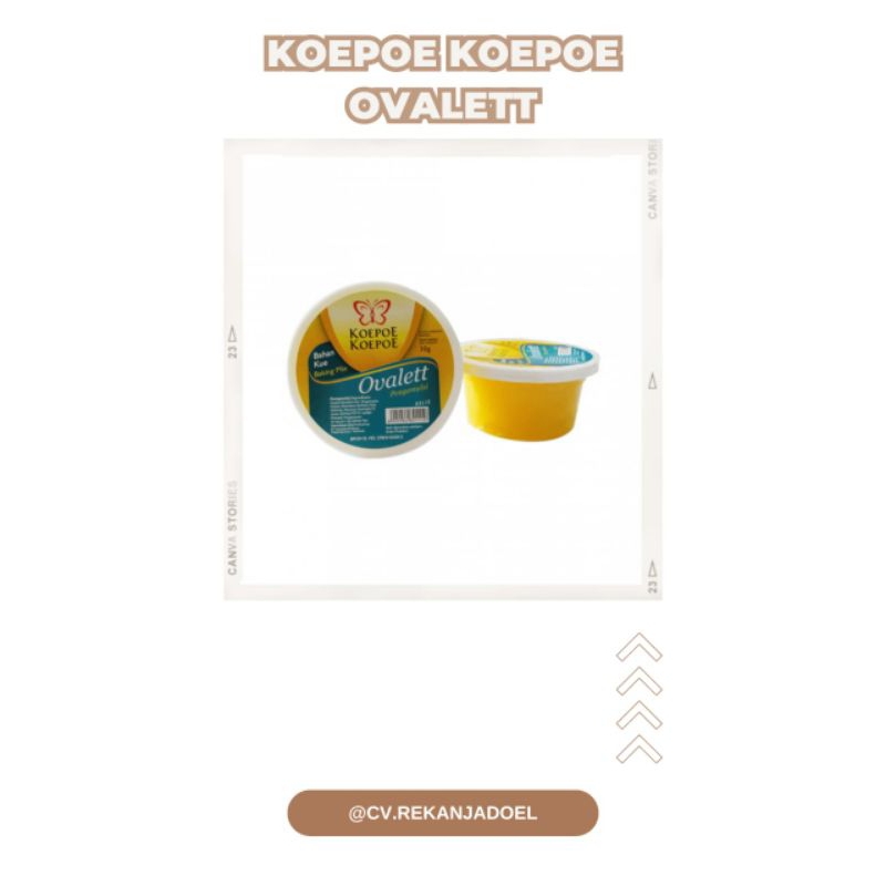 

Koepoe Ovalet Baking mix 30gr