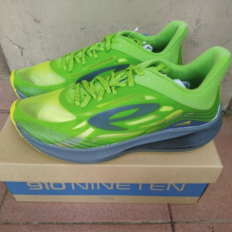 SEPATU 910 NINENTEN HAZE VISION 1.0 WARNA HIJAU SIZE 43