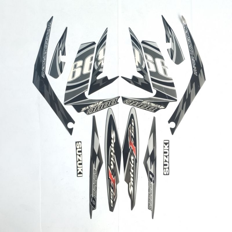 STICKER STRIPING MOTOR | SATRIA FU | ORIGINAL | TAHUN 2012