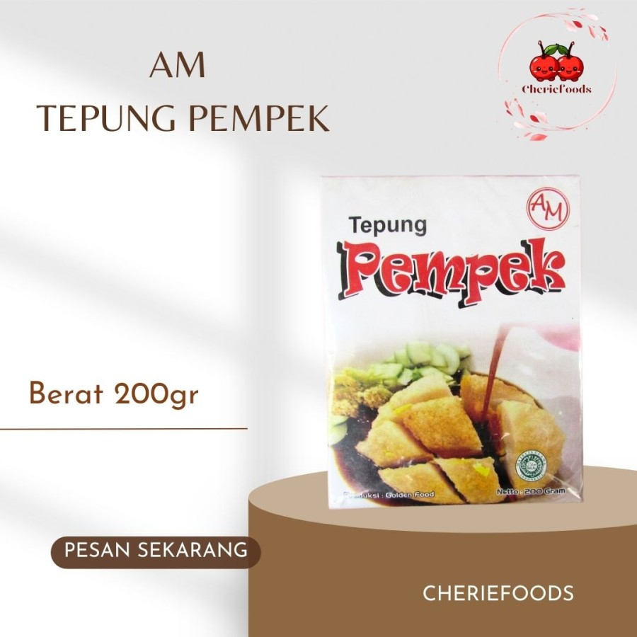 

TEPUNG PEMPEK GORENG CAP AM 200 GRAM/ TEPUNG PEMPEK SERBAGUNA