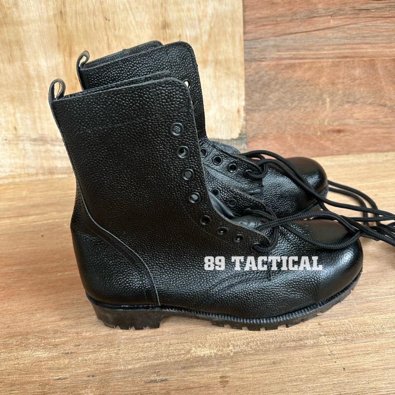 SEPATU PDL KULIT JERUK ORIGINAL POLRI