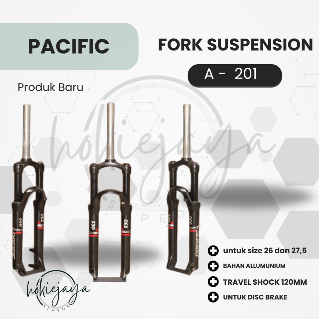 Terlaris Fork Suspensi Sepeda Gunung 26 Dan 27,5" Merk Pacific